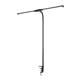VEVOR LED Desk Lamp with Clamp, Double Head Architect Desk Lamp for Home Office, Eye-Caring Desk Light with 360° Adjustable Gooseneck, 50 Lighting Mo