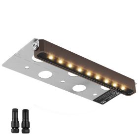 VEVOR LED Landscape Illumination, 6.8'' Wall Retention Lighting, 3W 12V-24V AC/DC Energy-Efficient Paver Illumination, IP68 Weather-Resistant Outdoor