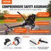 VEVOR Hoverboard Seat Attachment, for 6.5" 8" 8.5" 10" Hoverboards, with LED Lights, Grips Control, Adjustable Frame Length and 220 LBS Load Capacity