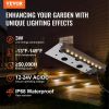 VEVOR LED Landscape Illumination, 6.8'' Wall Retention Lighting, 3W 12V-24V AC/DC Energy-Efficient Paver Illumination, IP68 Weather-Resistant Outdoor